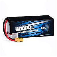 Аккумулятор Semi-Solid (Li-po) B&C 30000 MAH 29.6V (8s) 10C, XT90S, Soft case